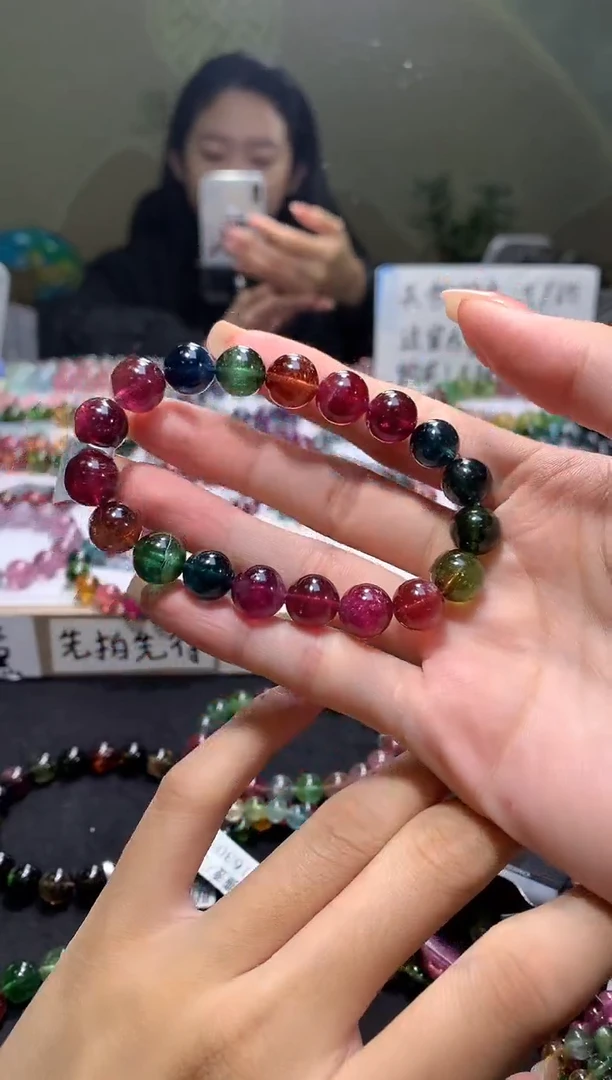 未镶嵌手串碧玺A62【天然碧玺】