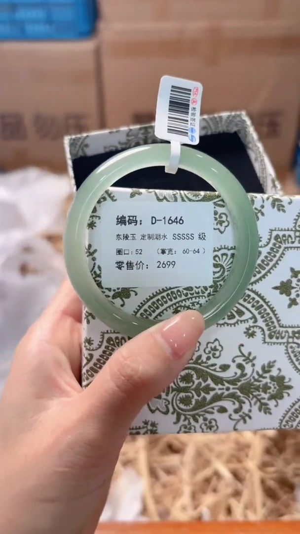 未镶嵌手镯石英质玉D-1646