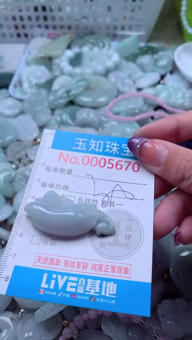 翡翠未镶嵌吊坠(不含链)5670