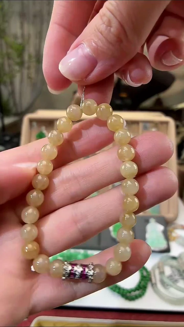 未镶嵌手链翡翠手串