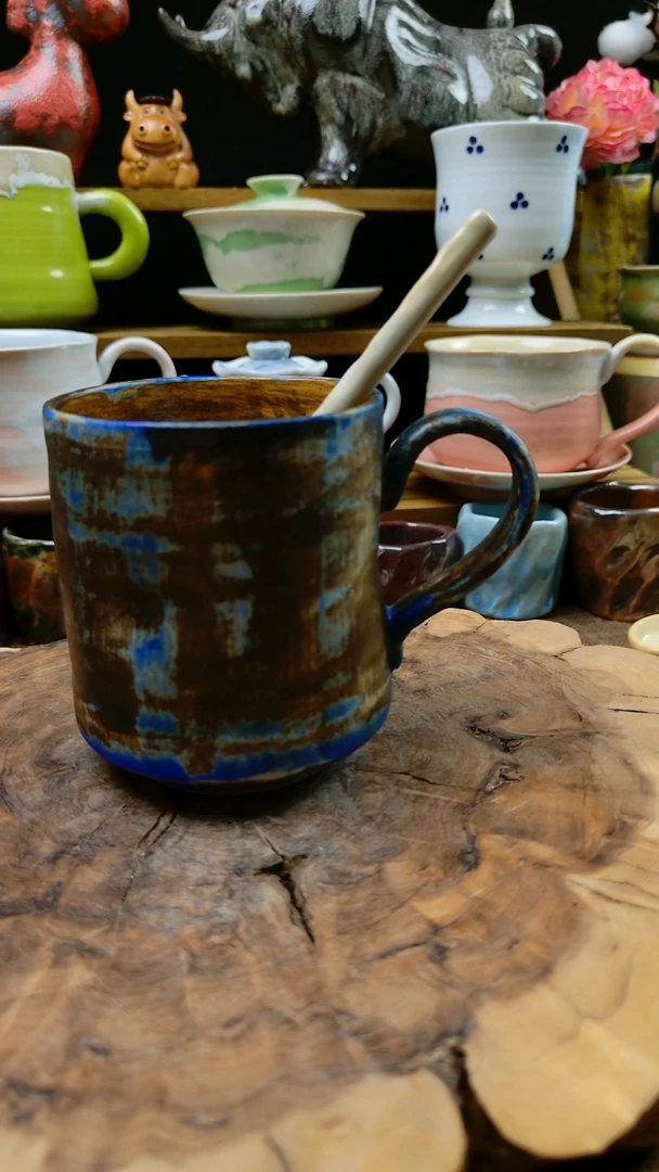 高温颜色釉窑变系列 马克杯 17