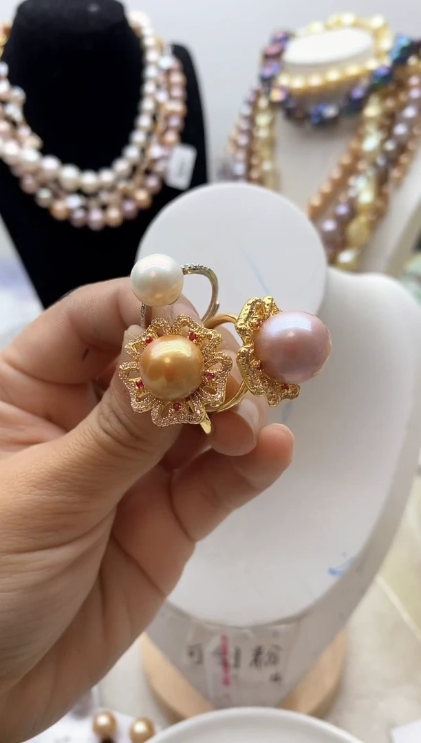 【闪购商品】淡水珍珠颈饰钛钢98