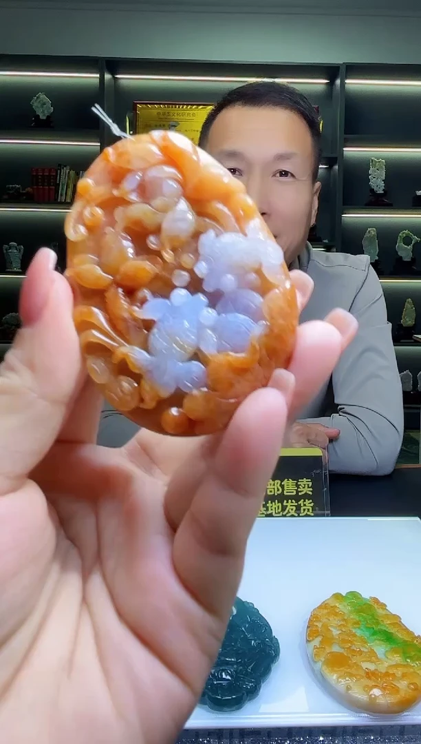 未镶嵌定制翡翠35/0925/C/发其一件/花