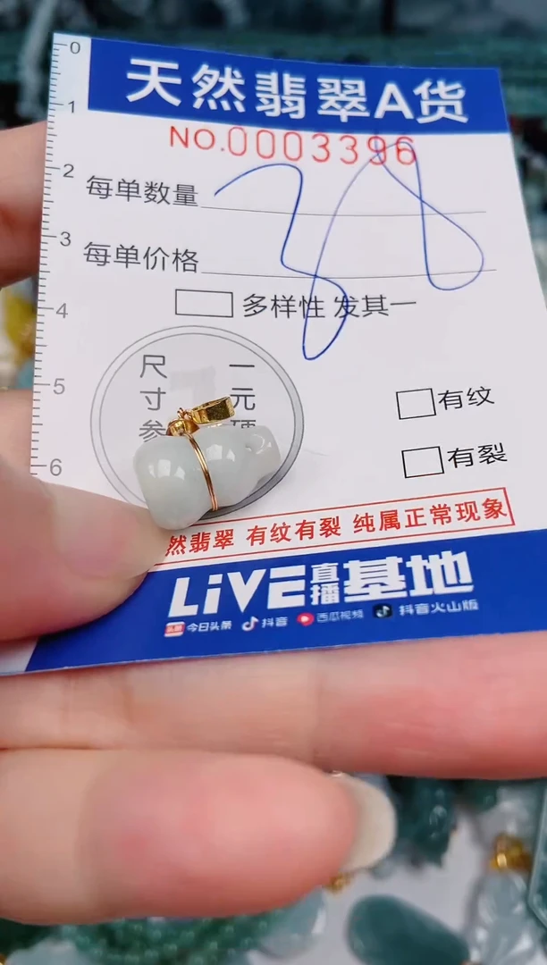 颈饰未镶嵌翡翠00003396
