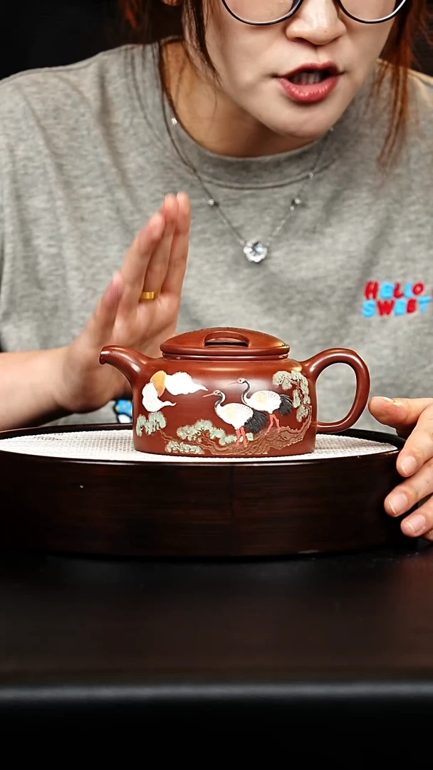 茶壶紫砂紫砂壶 牛盖