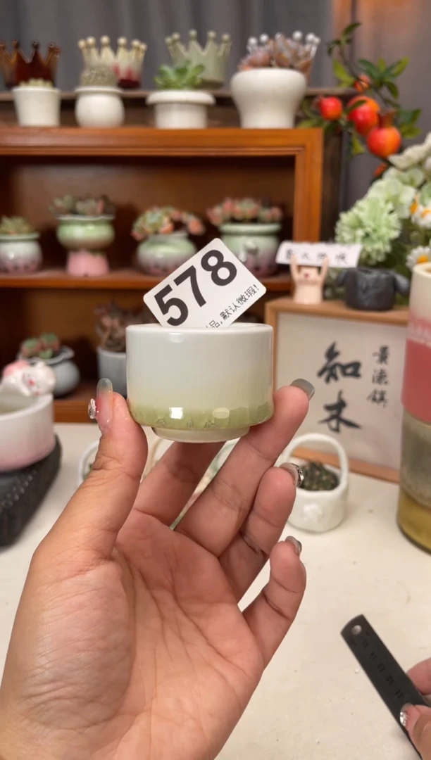 瓷片578知木小芳花盆编号
