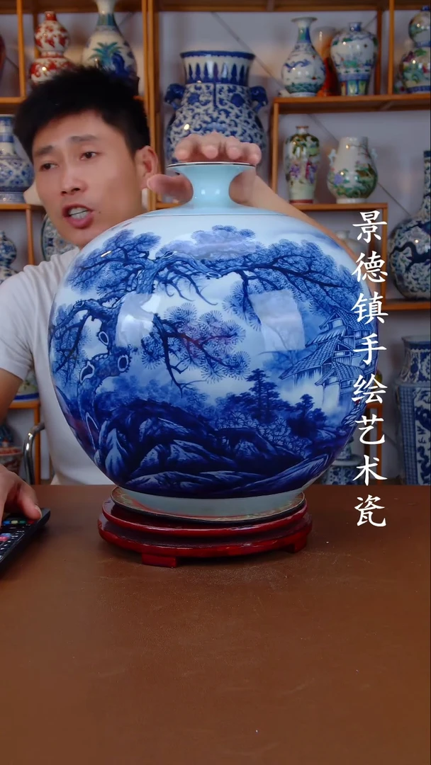 现代景德镇手工手绘陶瓷摆件77