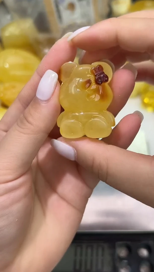 裸石琥珀未镶嵌琥珀蜜蜡吊坠