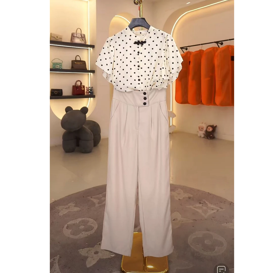 百搭休闲洋气休闲风气质时尚套装韩版法式女装宽松FF3141