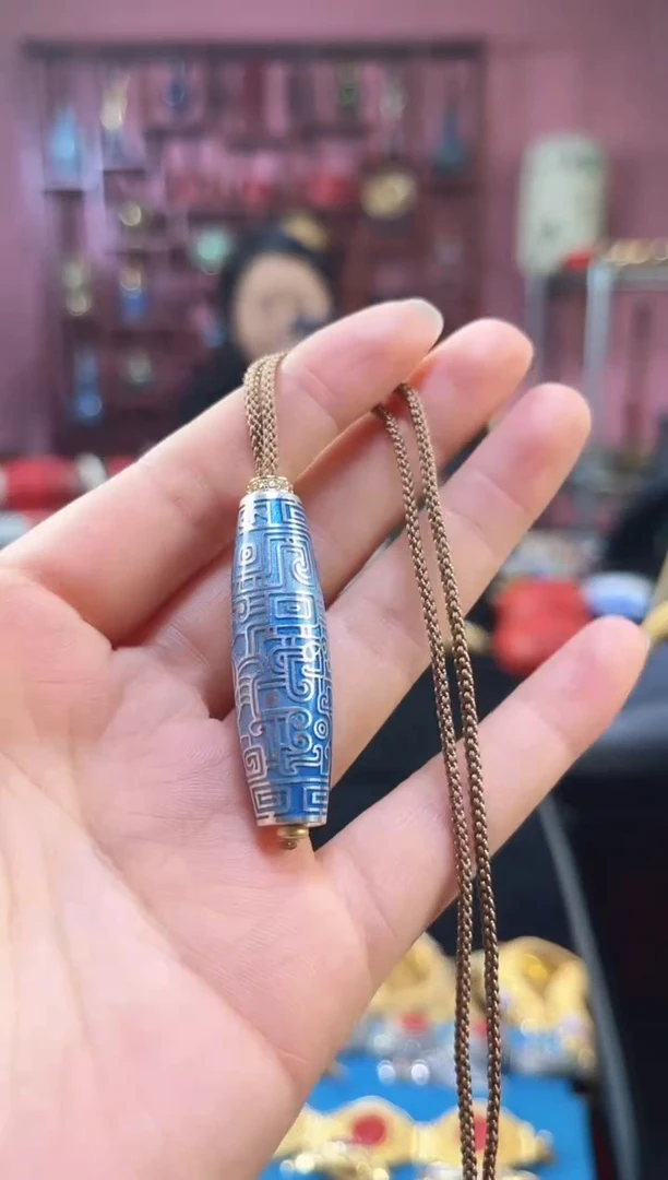 玫***妖非遗技艺 精品路路通 蓝