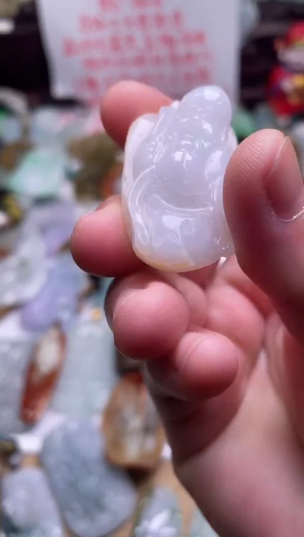 颈饰未镶嵌翡翠寿公