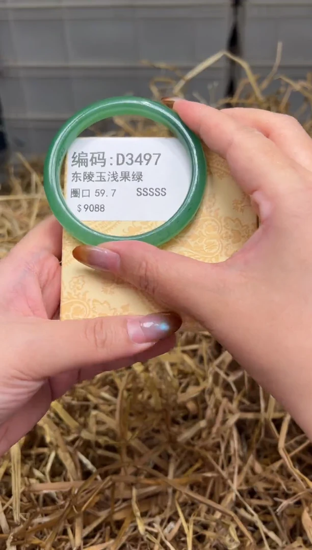 未镶嵌手镯石英质玉D3497