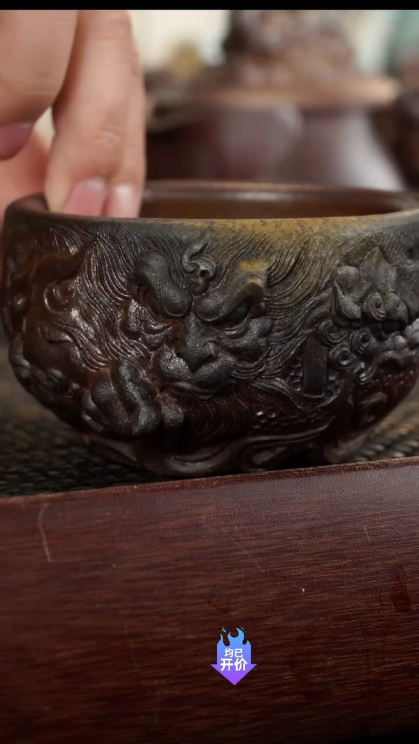 【闪购商品】紫砂茶宠柴烧大圣杯