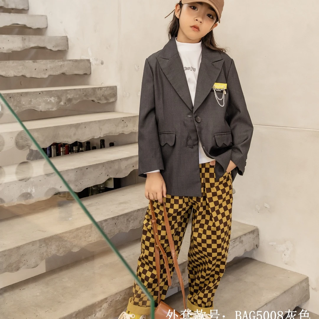 儿童春秋款休闲裤时尚宽松洋气百搭7115