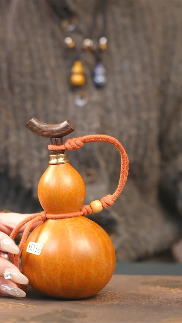 【闪购商品】XH116大漆酒葫芦不包手串及旋转底座