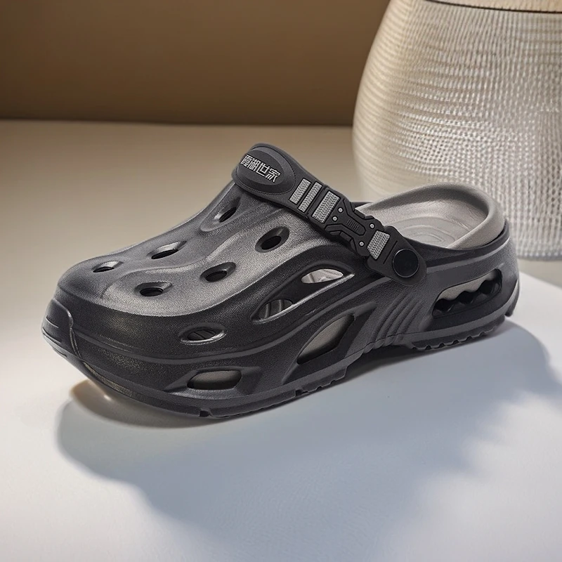 夏天厚底男鞋2025新款拖鞋户外防滑耐磨防臭男士轻便沙滩凉拖