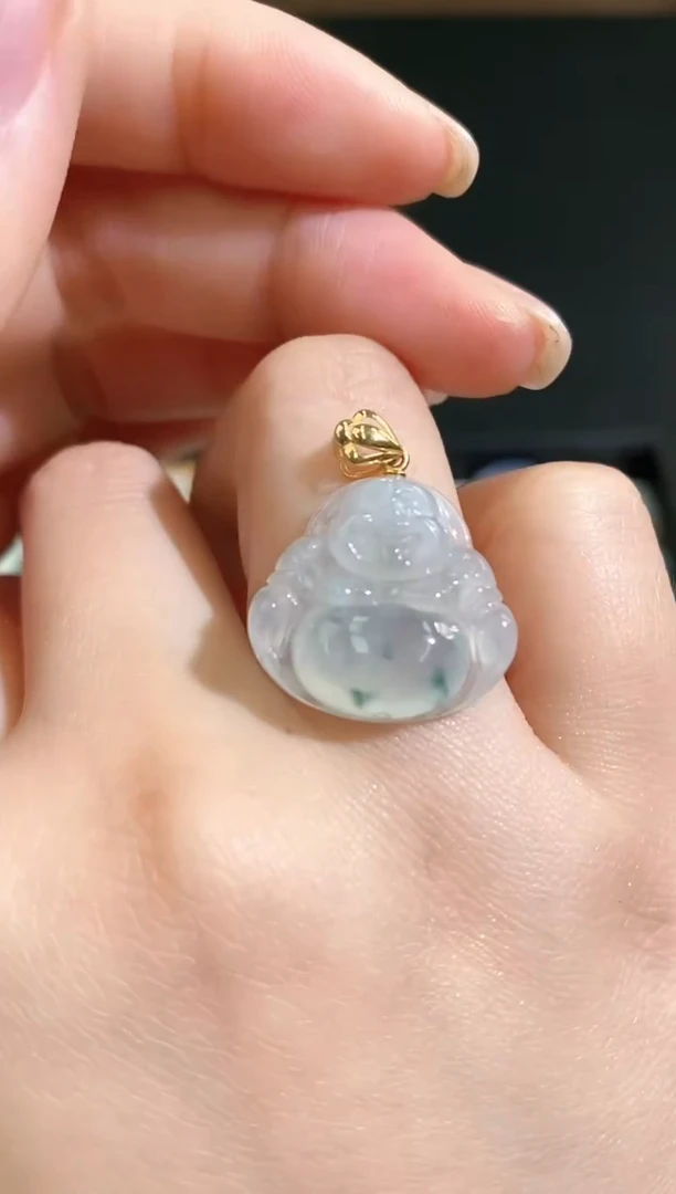 【闪购商品】翡翠颈饰18K金镶嵌0250223180