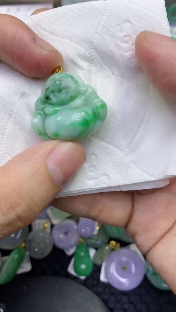 颈饰未镶嵌翡翠天然缅甸A货翡翠