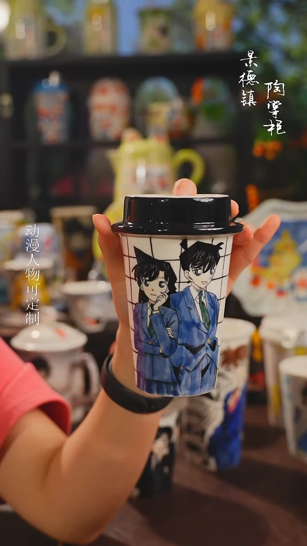景德镇高温釉下彩纯手工手绘