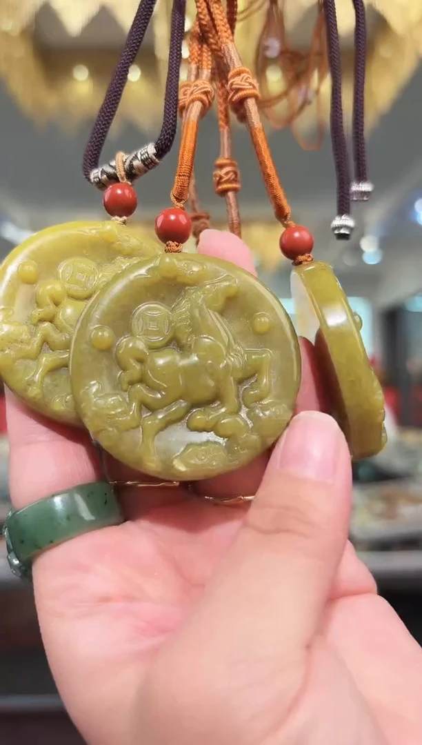 未镶嵌岫玉颈饰吊坠只发一个