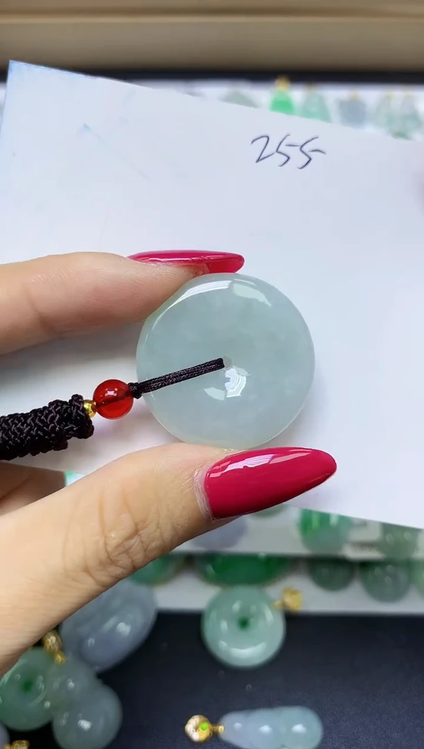 颈饰未镶嵌翡翠天然缅甸A货翡翠百元以上9元证书费自理