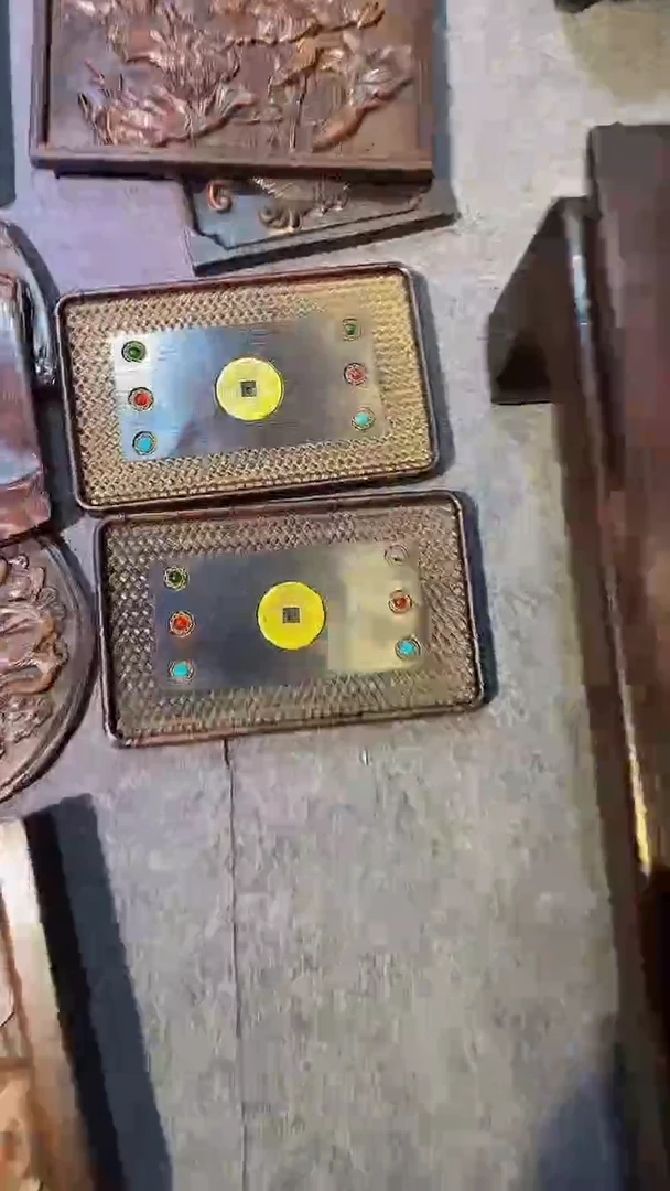 木紫檀雕刻板一物一拍