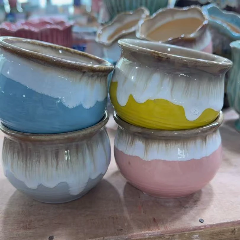 多肉花盆肉肉植物花盆小清新陶瓷花盆客厅阳台家居高颜值创意摆件