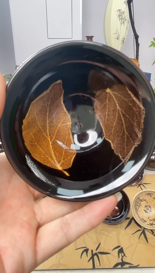 【真叶入盏】吉州窑纯手工高温瓷特价款