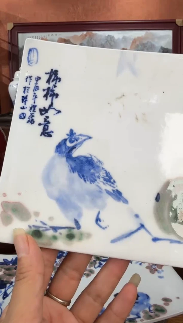 吴义松陶盟手工手绘陶瓷编码：5185