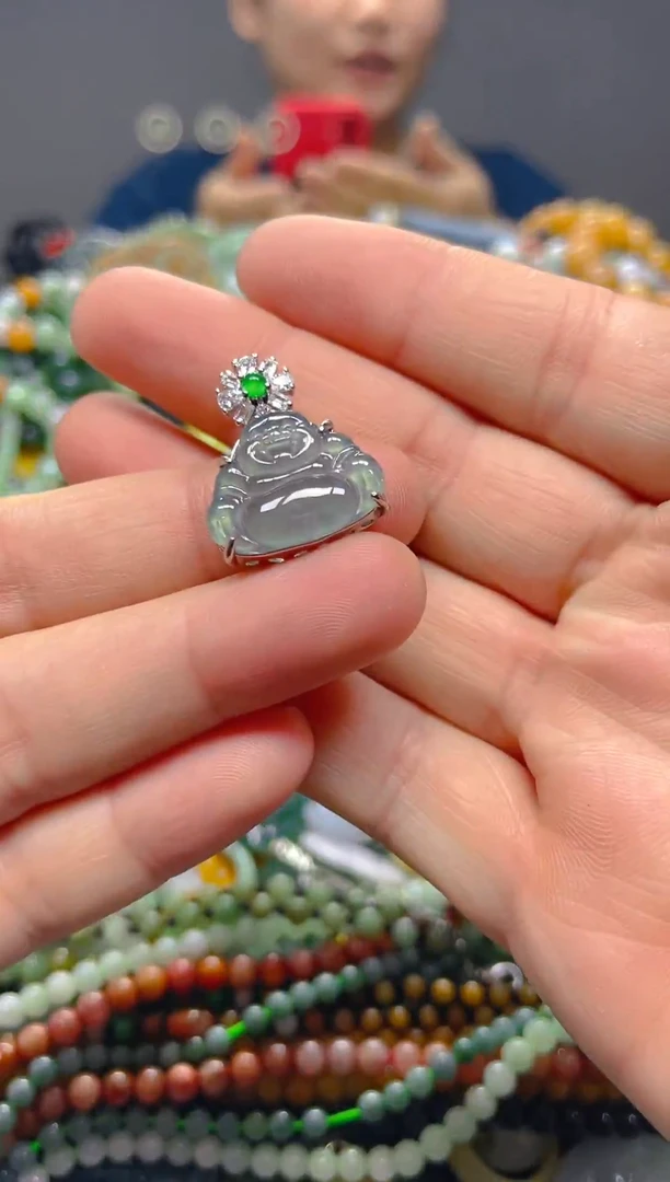 翡翠未镶嵌颈饰/N/翡翠A货,1件也是批发价