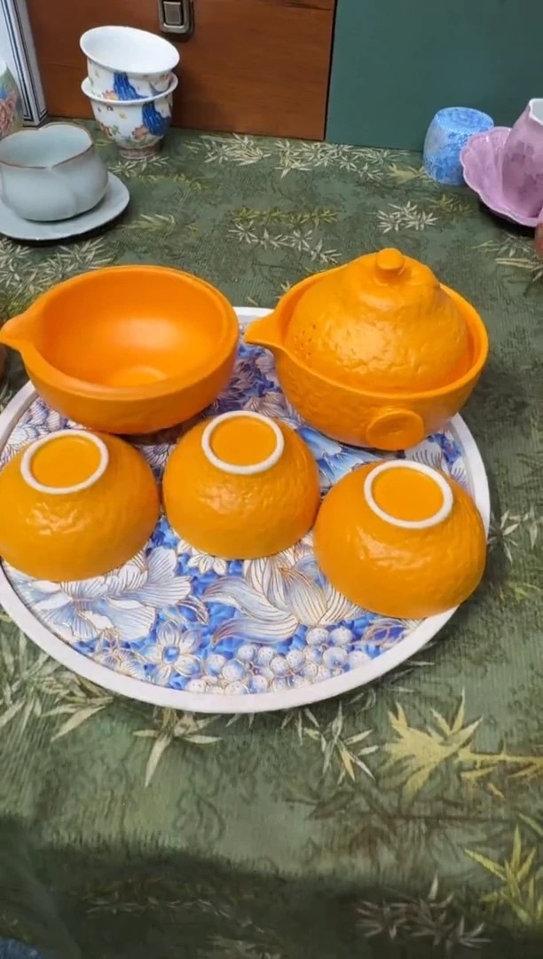 陶瓷陶瓷陶瓷陶瓷小丑橘没茶盘