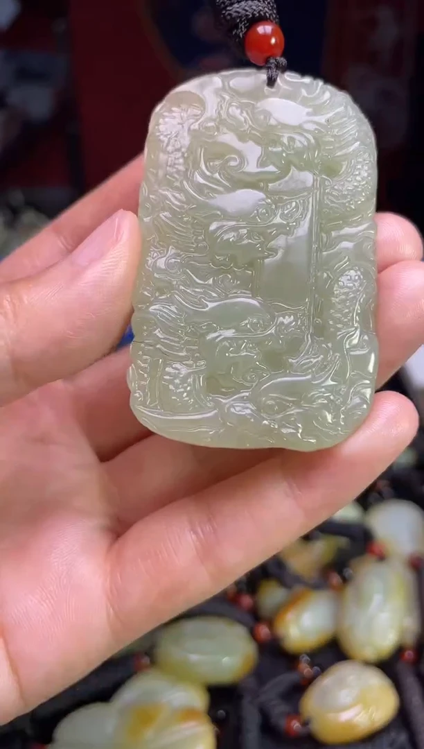 颈饰未镶嵌和田玉123