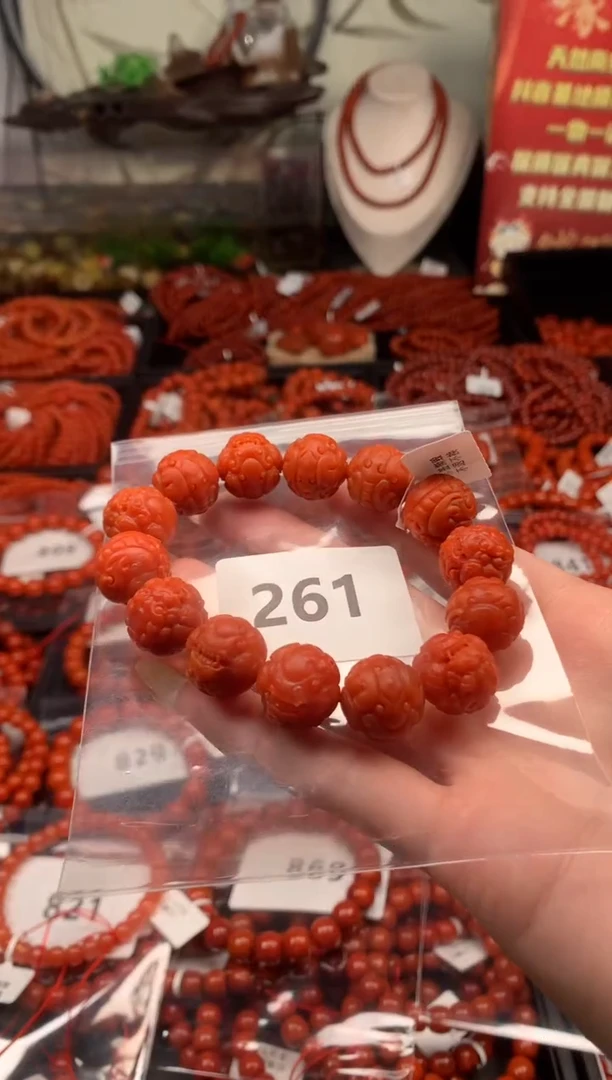 【闪购商品】南红玛瑙手串未镶嵌261-15mm