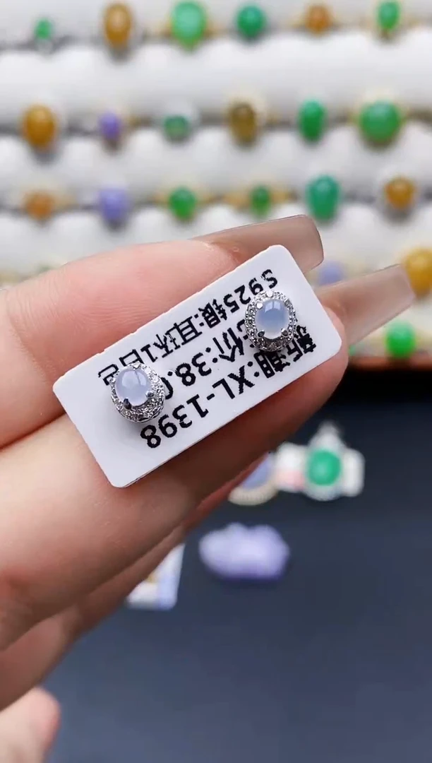 银S925镶嵌戒指翡翠2058