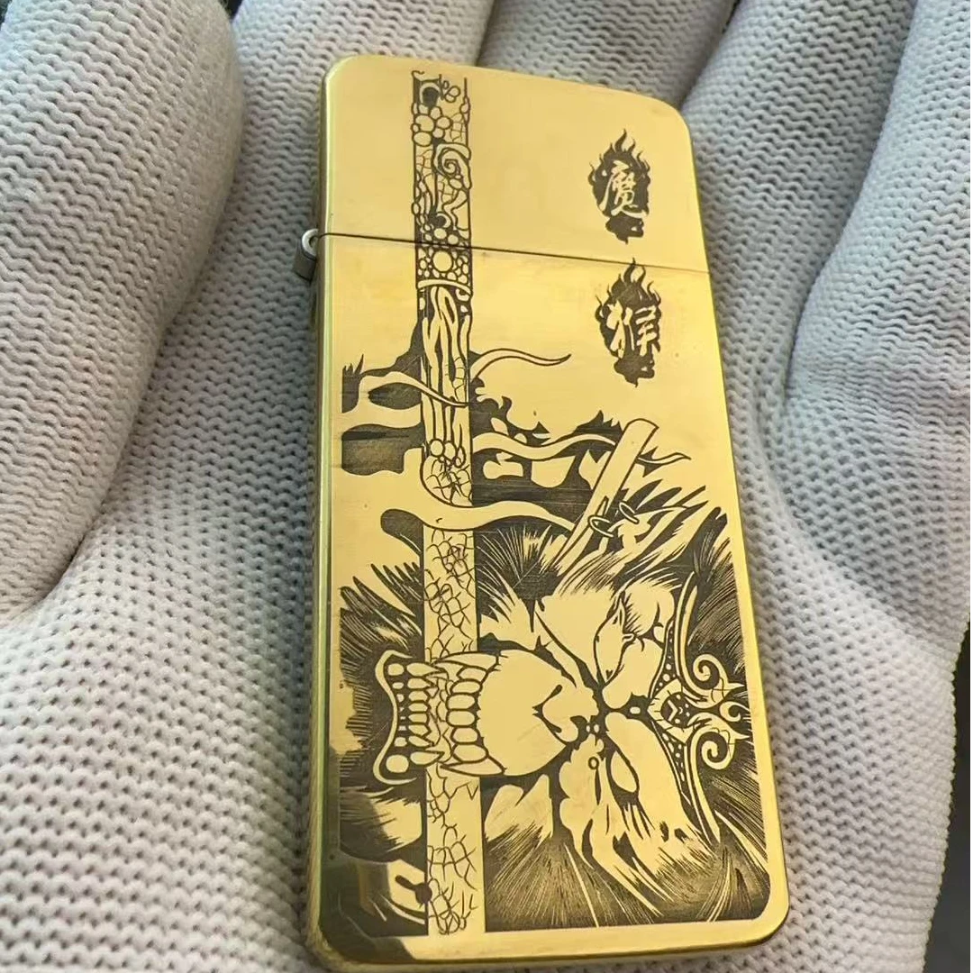 佐罗超薄原铜斗战胜佛送男友打火机创意礼物