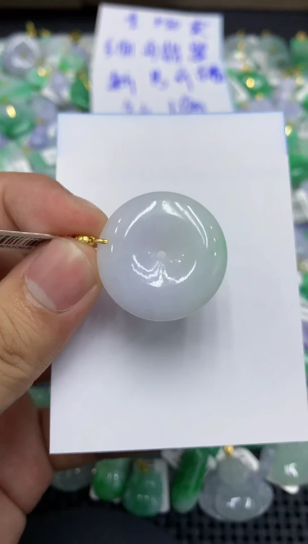 颈饰未镶嵌翡翠天然缅甸翡翠A货