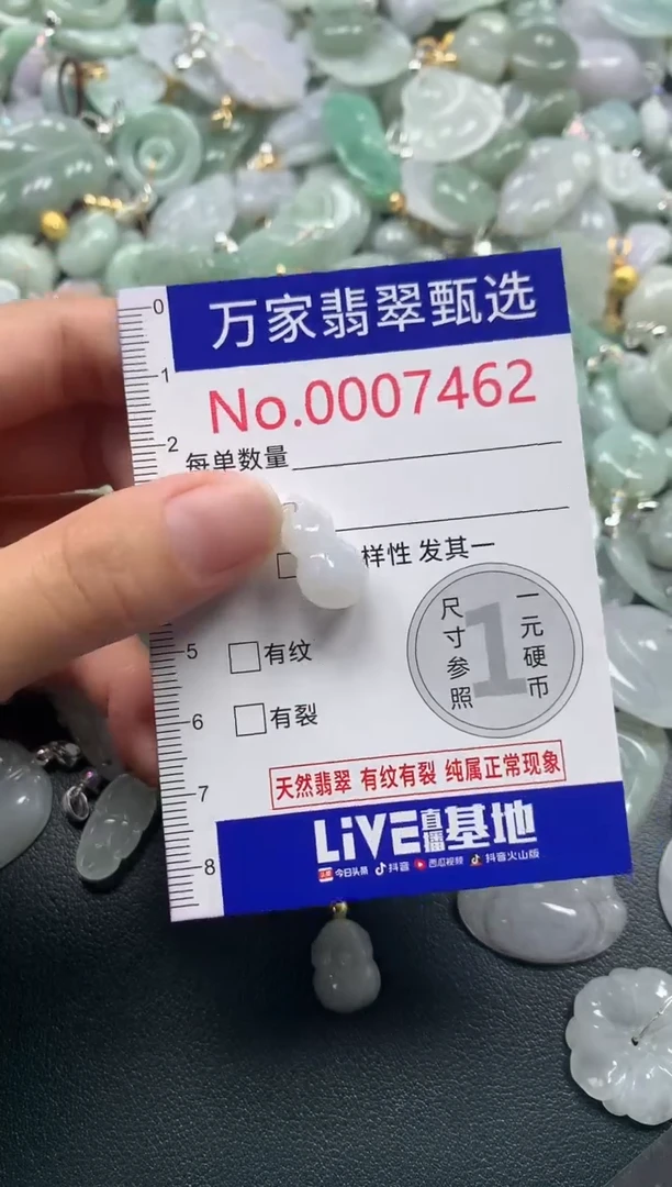 吊坠(不含链)未镶嵌翡翠7462