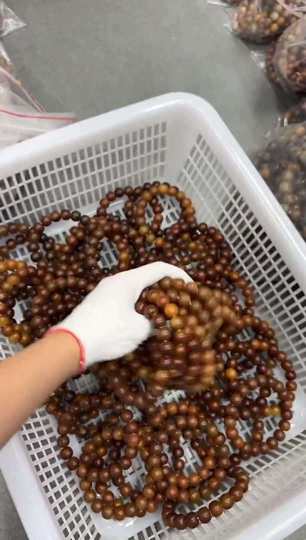 手串菩提根/象牙果13.8干磨瑕疵不挑（727）