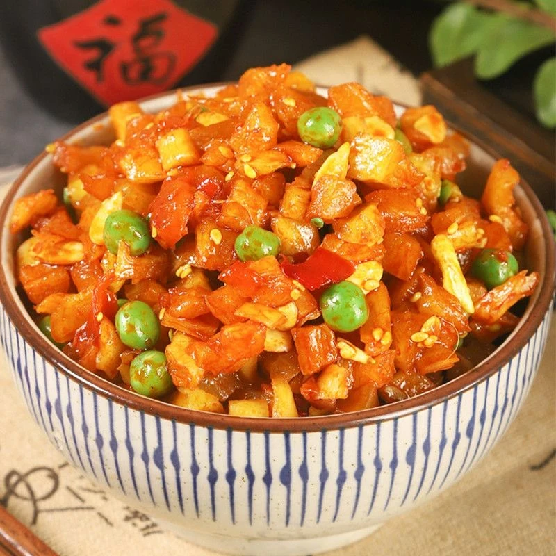 【到手5斤】下饭菜五仁萝卜丁红油萝卜丁香脆即食可口咸菜