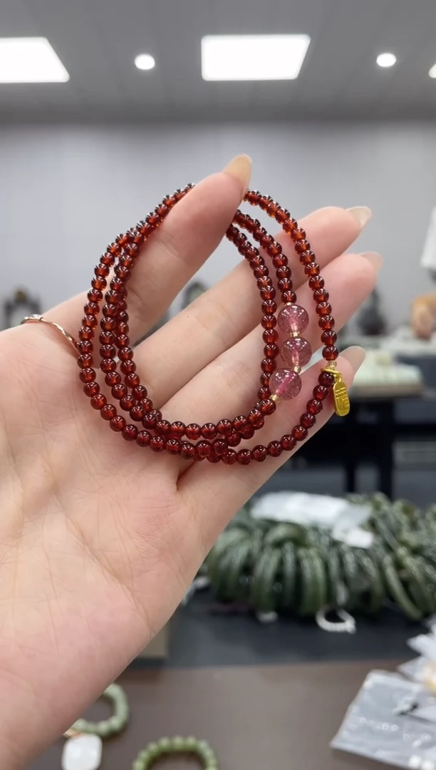 石榴石链子未镶嵌多样性拍一发一jrj