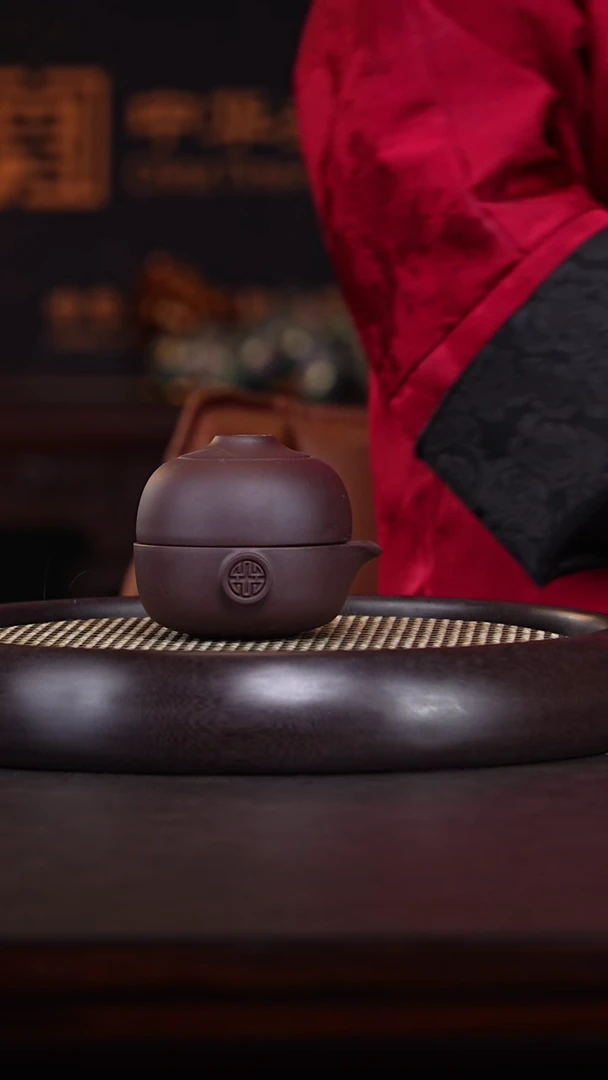 【闪购商品】紫砂茶壶十竹斋1-07 紫砂快客杯200c