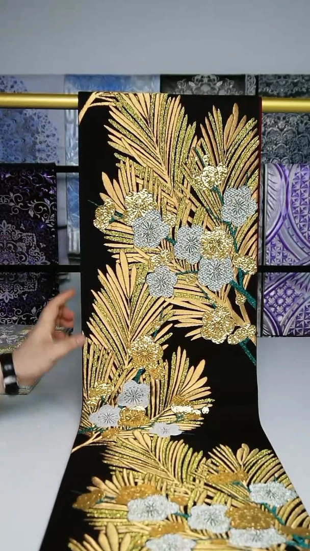 织绣织锦62织金花卉