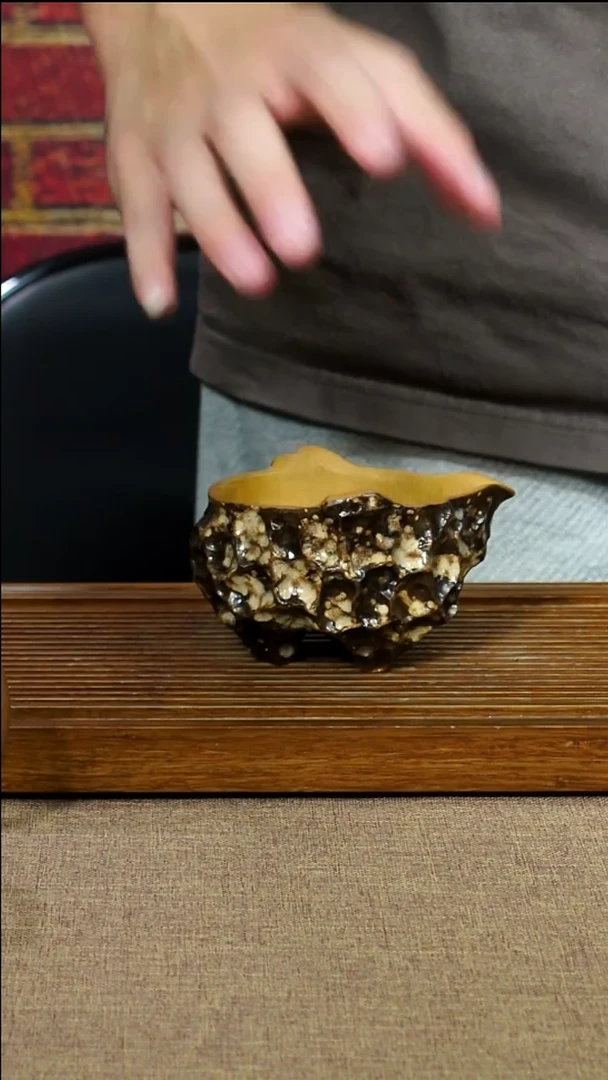 茶杯紫砂南柯记全手刻太湖石公道杯