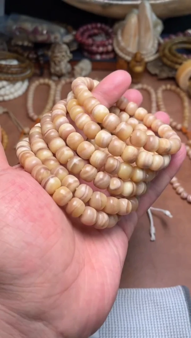 驼骨其他驼骨A347-三花老型手串