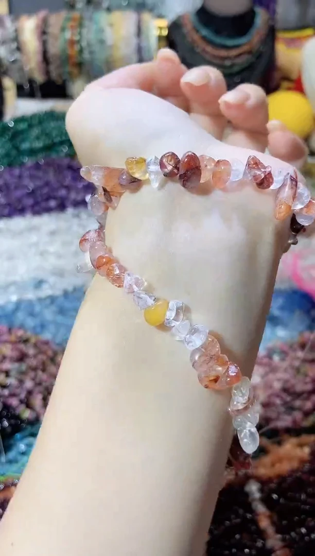 未镶嵌珠宝半成品水晶红胶花