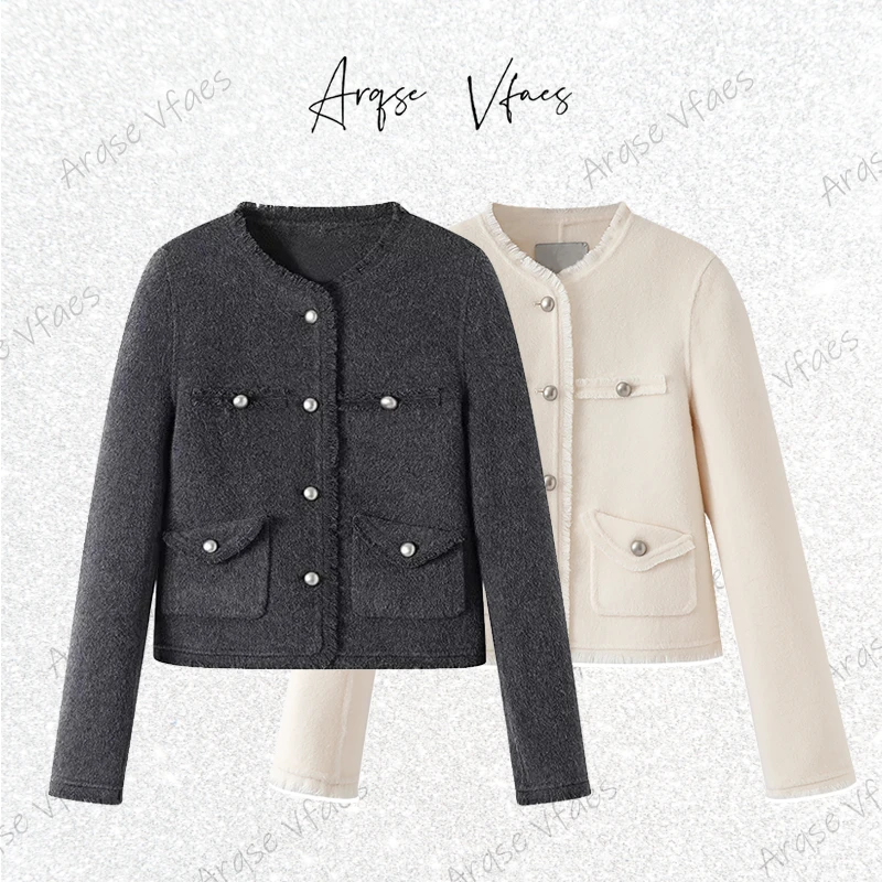 [ARQSEVFAES正品]—2025春季新款短款小香风外套女上衣AR931086