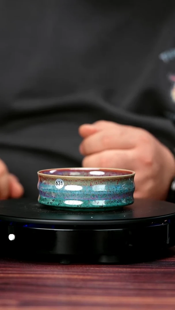 其他瓷631#盼龙窑一级品原矿钧瓷大竹节普洱杯