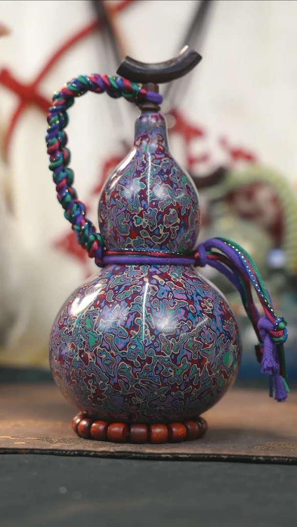 【闪购商品】RY202漆艺酒葫芦不包手串及旋转底座