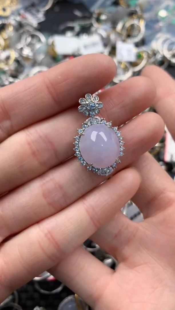 银S925镶嵌戒指翡翠333   7