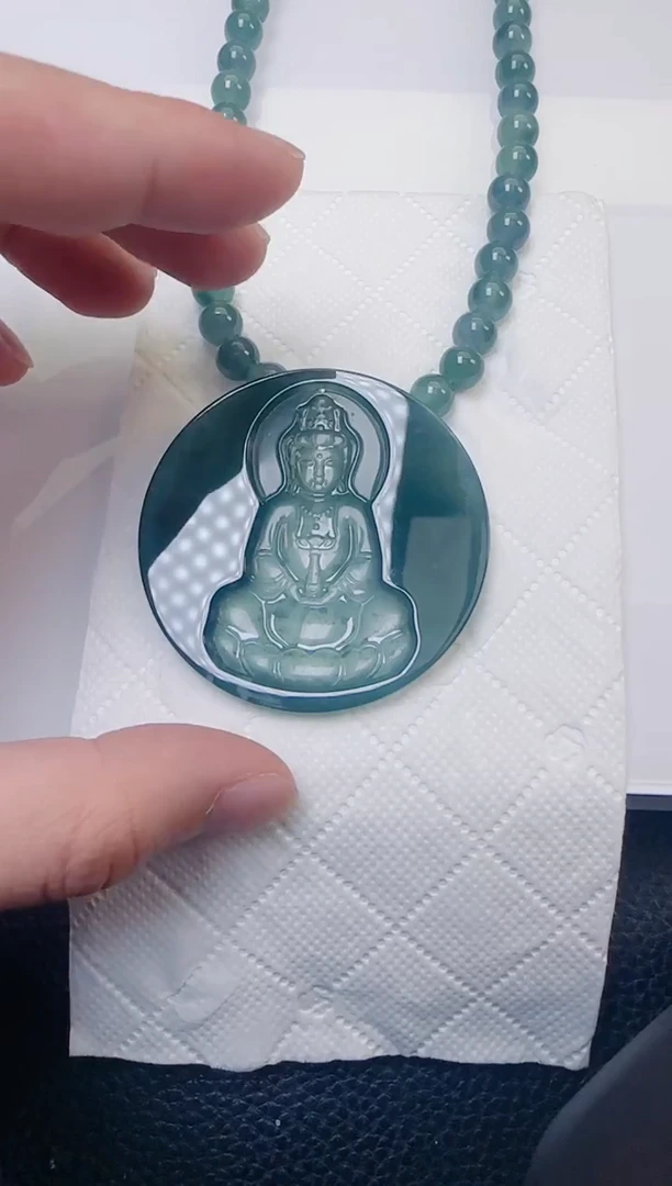 颈饰未镶嵌翡翠天然A货翡翠  多样性随机发其一